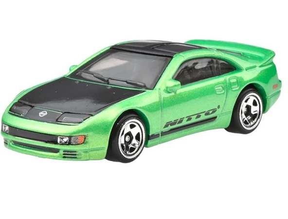 Hot Wheels 90 Lar Sokak Sahnesi Temalı Arabalar NISSAN 300ZX TWIN TURBO JCB59 - 2