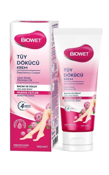 Tüy Dökücü Krem Bacak ve Vücut Parfüm Etkisi Hassas Ciltler 100 ml