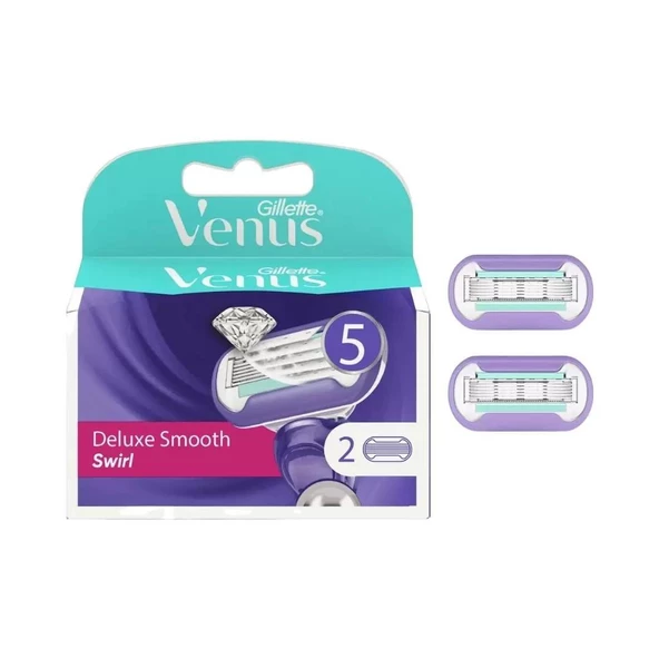 Gillette Venus Swirl Yedek Kadın Tıraş Bıçağı 2'li