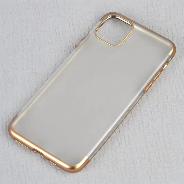 iPhone 11 Pro Max Kılıf Mat Dört Köşeli Lazer Silikon Kılıf - Resim 4