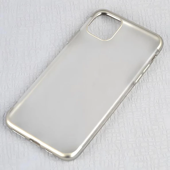iPhone 11 Pro Max Kılıf Mat Dört Köşeli Lazer Silikon Kılıf - Resim 5