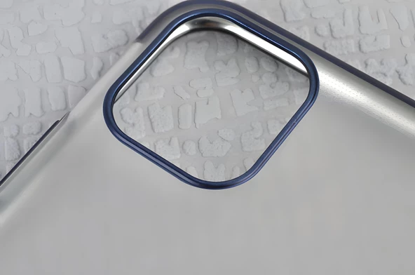 iPhone 11 Pro Max Kılıf Mat Dört Köşeli Lazer Silikon Kılıf - Resim 8