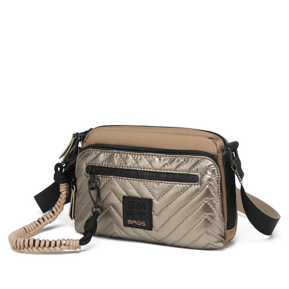 Smart Bags Parlak Kumaş Çapraz Askılı Kadın Postacı Çantası 3249 - 3