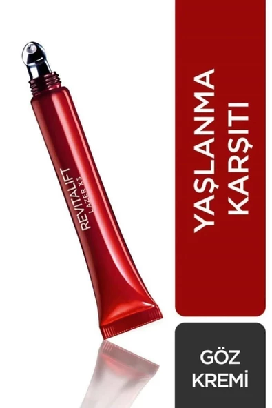 L'Oreal Paris Paris Revitalift Lazer X3 Göz Bakım Kremi 15ml