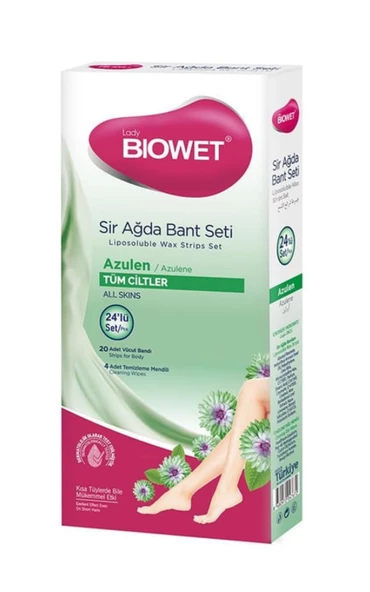 Biowet Sir Ağda Vücut Bandı Azulen Tüm Ciltler 24'lü