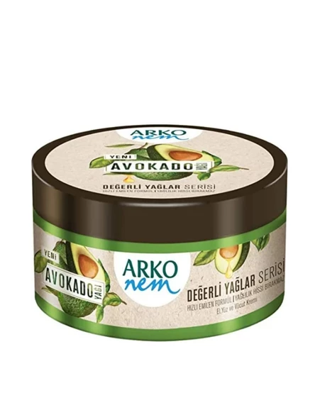 Arko Nem Avokado Yağı El, Yüz ve Vücut Kremi 250 ml