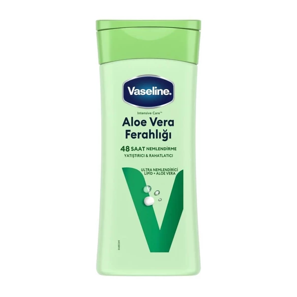 Vaseline Vücut Losyonu Aloe Vera Ferahlığı Kuru Ciltler İçin 200 ml