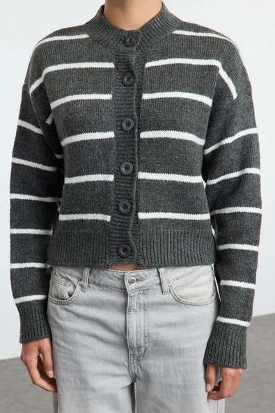 Kadın Moda Şık Regular Bisiklet Yaka Regular Yumuşak Dokulu 2li Paket Triko Hırka
