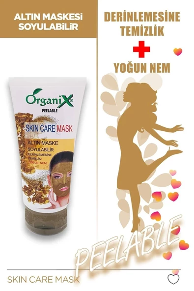 Organix Skın Care Mask  Altın Maske Soyulabilir Derinlemesine Temizlik Yoğun Nem 150 ml