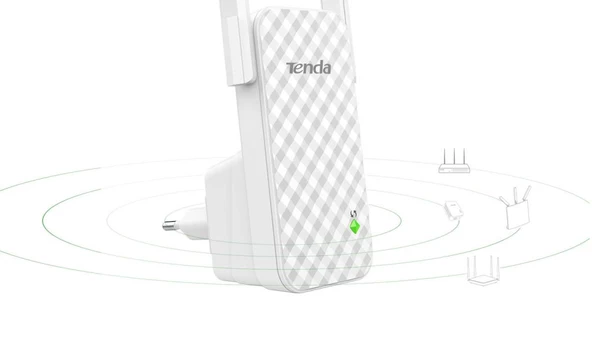 Tenda A9 300MBPS Access Point / Kablosuz-n Range Extender (Menzil Genişletici) - 4