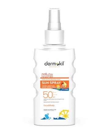 Dermokil Çocuk Spf 50+Yüz ve Vücut Güneş Spreyi 200 ml