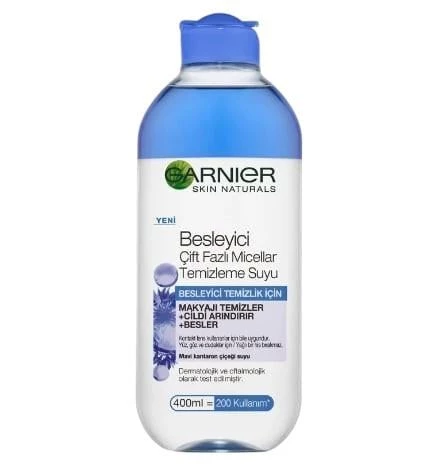 Garnier Besleyici Çift Fazlı Micellar Temizleme Suyu 400 ml