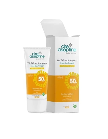 Cire Aseptine 50 Spf 50 ml Yüz Güneş Koruyucu Kuru-normal Ciltler