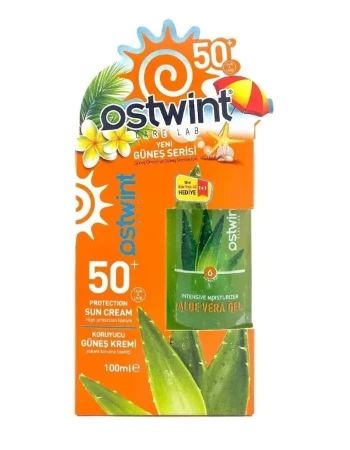 Ostwint Güneş Kremi Spf50 100 Ml + Alovera Jel