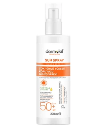 Dermokil Sun Spray Çok Yönlü Güneş Koruyucu Spf50 200 ml