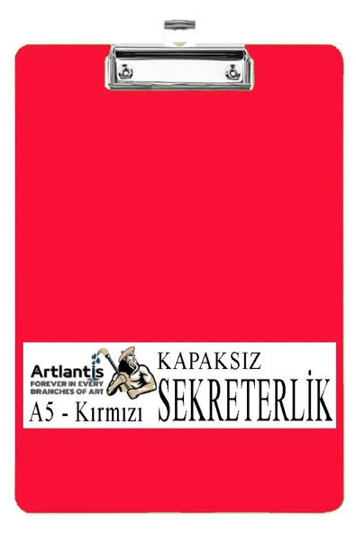 Sekreterlik Kapaksız A5 Küçük Boy 1 Adet Renkli Kapaksız Sekreterlik Klipsli Metal Mekanizmalı 80 Yaprak Kapasiteli Ofis - 2