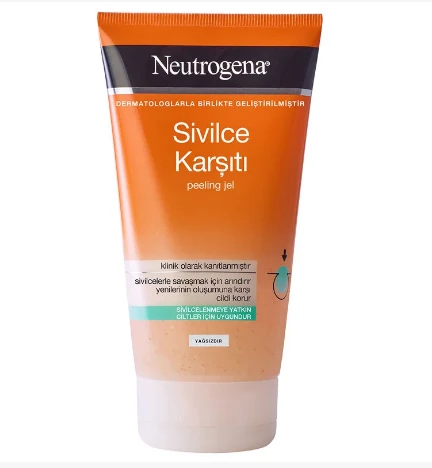 Neutrogena Sivilce Karşıtı Peeling Arındırıcı Yüz Temizleme Jeli 150 ml