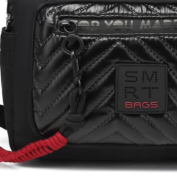 Smart Bags Parlak Kumaş Çapraz Askılı Kadın Postacı Çantası 3251 - 2
