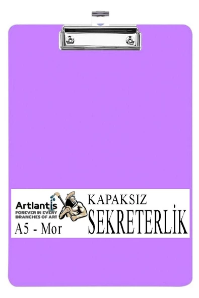 Sekreterlik Kapaksız A5 Küçük Boy 1 Adet Renkli Kapaksız Sekreterlik Klipsli Metal Mekanizmalı 80 Yaprak Kapasiteli Ofis - 4