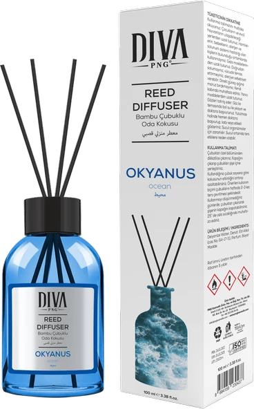 Diva PNG Okyanus Oda Kokusu Bambu Çubuklu 100 ml