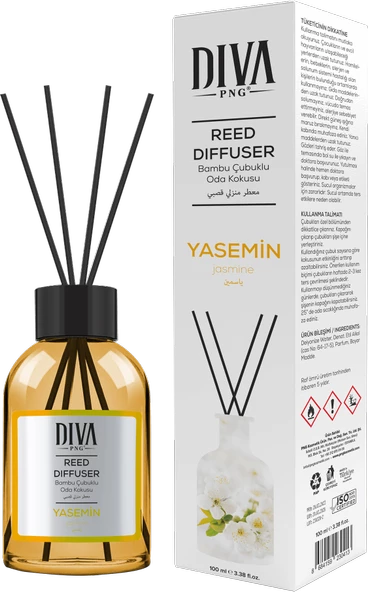 Diva PNG Yasemin Oda Kokusu Bambu Çubuklu 100 ml