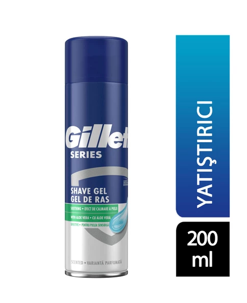 Gilette Yatıştırıcı Aloe Vera Tıraş Jeli 200 ml