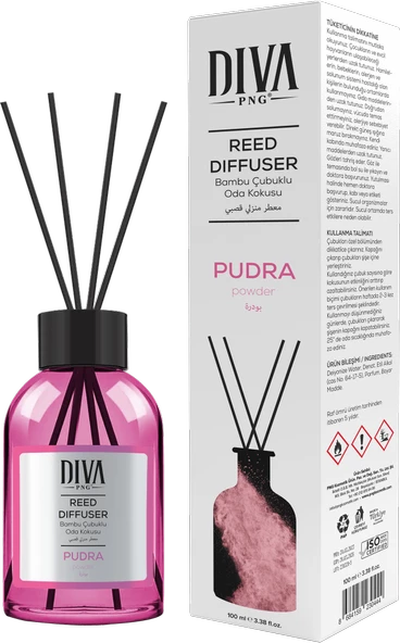 Diva PNG Pudra Oda Kokusu Bambu Çubuklu 100 ml