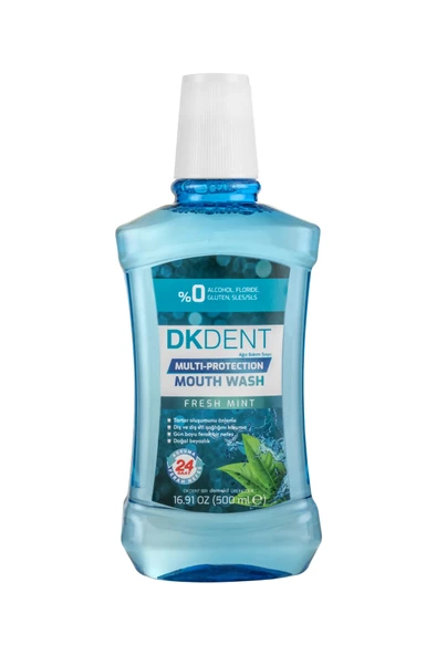 DKDENT Multı-Protectıon Mount Fresh Taze Nane Ağız Bakım Suyu 500 ml