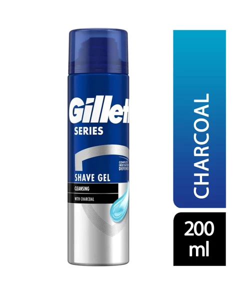 Gilette Charcoal Traş Jeli 200 ml