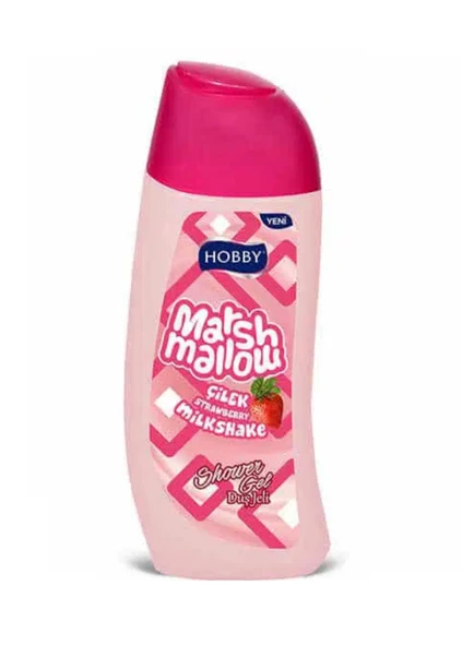 Hobby Marsh Mallow Çilek Milkshake Duş Jeli 500 ml