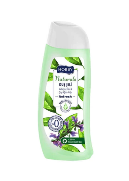 Hobby Naturals  Adaçayı Özü & Çay Ağacı Yağı Duş Jeli 500 ml