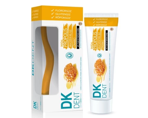 Dermokil Doğal Propolis Mucizevi Kil İle Onarıcı Plak ve Tartara Karşı 75 ml + Diş Fırçası Hediye