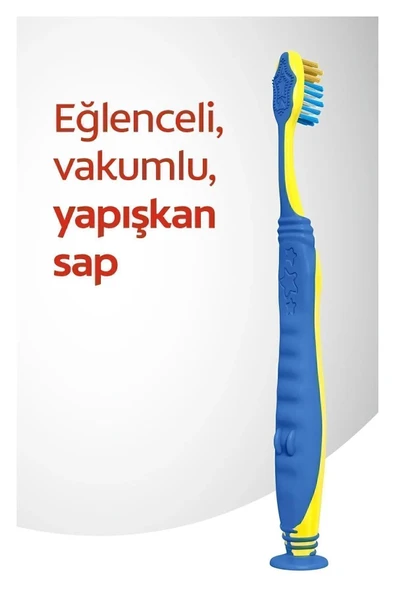 Colgate Minions 6+ Yaş Vakumlu Yapışkan Sap Ekstra Yumuşak Çocuk Diş Fırçası - 4