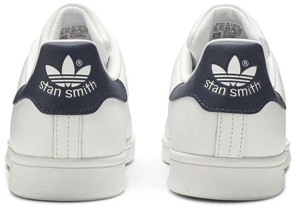 Adidas Stan Smith White Core Navy Spor Ayakkabı - Resim 6