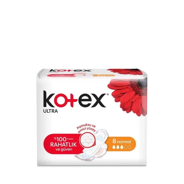 Kotex Ultra Normal %0 sızdırma 8 Normal