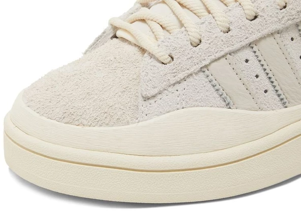 Adidas Campus x Bad Bunny Off White Cream Spor ayakkabı - Resim 9