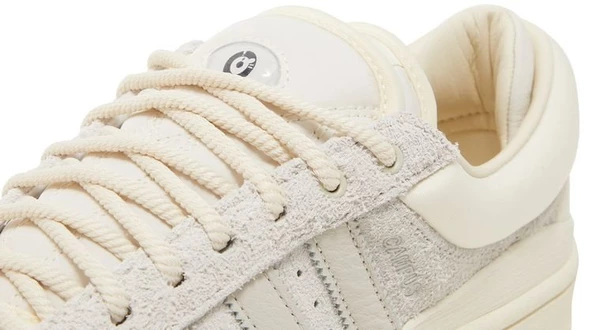 Adidas Campus x Bad Bunny Off White Cream Spor ayakkabı - Resim 10