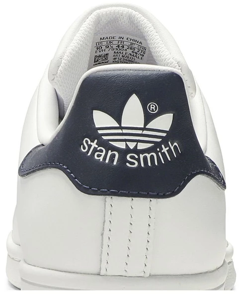 Adidas Stan Smith White Core Navy Spor Ayakkabı - Resim 7