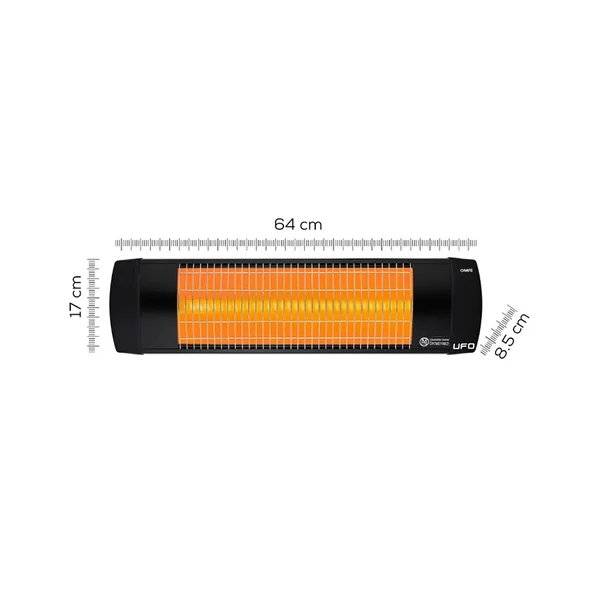 UFO OMRİ 1200 W TERMOSTATLI YATAY VE DİKEY ISITICI - 5