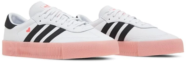 Adidas Sambarose White Core Black Pink Spor Ayakkabı - 8
