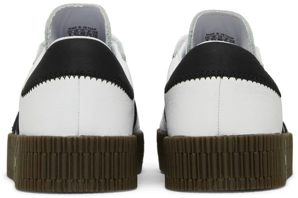 Adidas Sambarose White Black Gum Womens Spor Ayakkabı - Resim 6