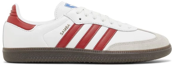 Adidas Samba OG White Scarlet Spor Ayakkabı