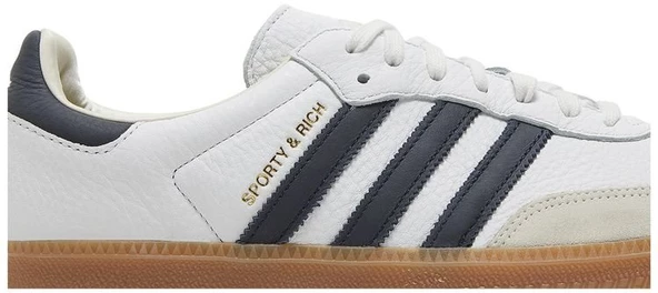Adidas Samba x Sporty & Rich White Black Spor Ayakkabı - Resim 2