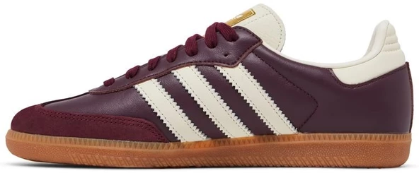 Adidas Samba OG Maroon Cream Womens Spor Ayakkabı - Resim 3