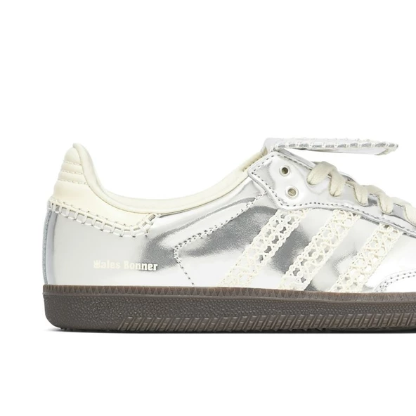 Adidas Samba x Wales Bonner Silver Spor Ayakkabı - Resim 3