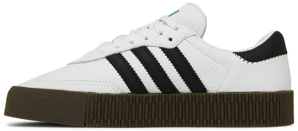 Adidas Sambarose White Black Gum Womens Spor Ayakkabı - Resim 3