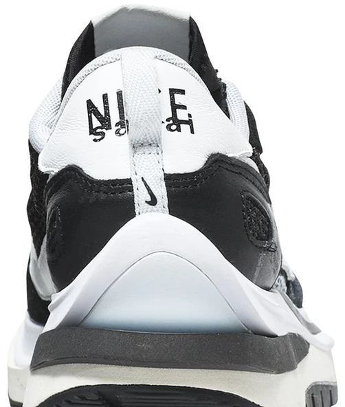 Nike VaporWaffle x Sacai Black White Spor Ayakkabı - 7