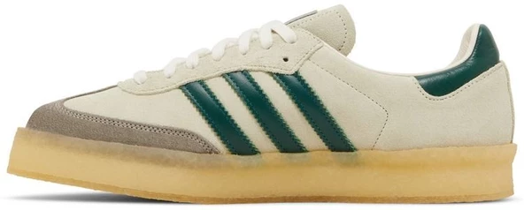 Adidas Clarks 8th Street Samba by Ronnie Fieg Chalk White Green Spor Ayakkabı - Resim 3