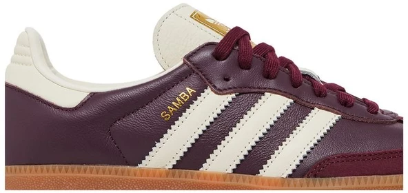 Adidas Samba OG Maroon Cream Womens Spor Ayakkabı - Resim 2