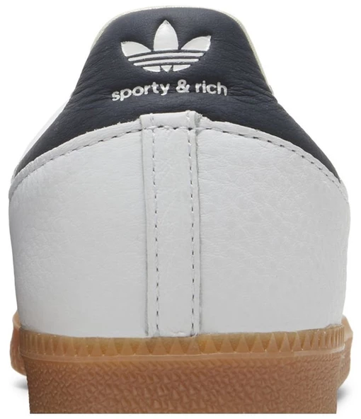 Adidas Samba x Sporty & Rich White Black Spor Ayakkabı - Resim 7